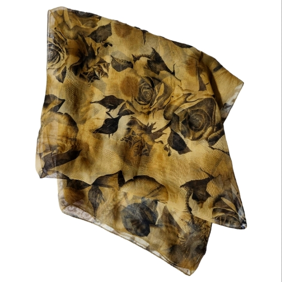 Fashion Brand Company Accessories - OLIVEEN Rose and Black  Fashion Scarf